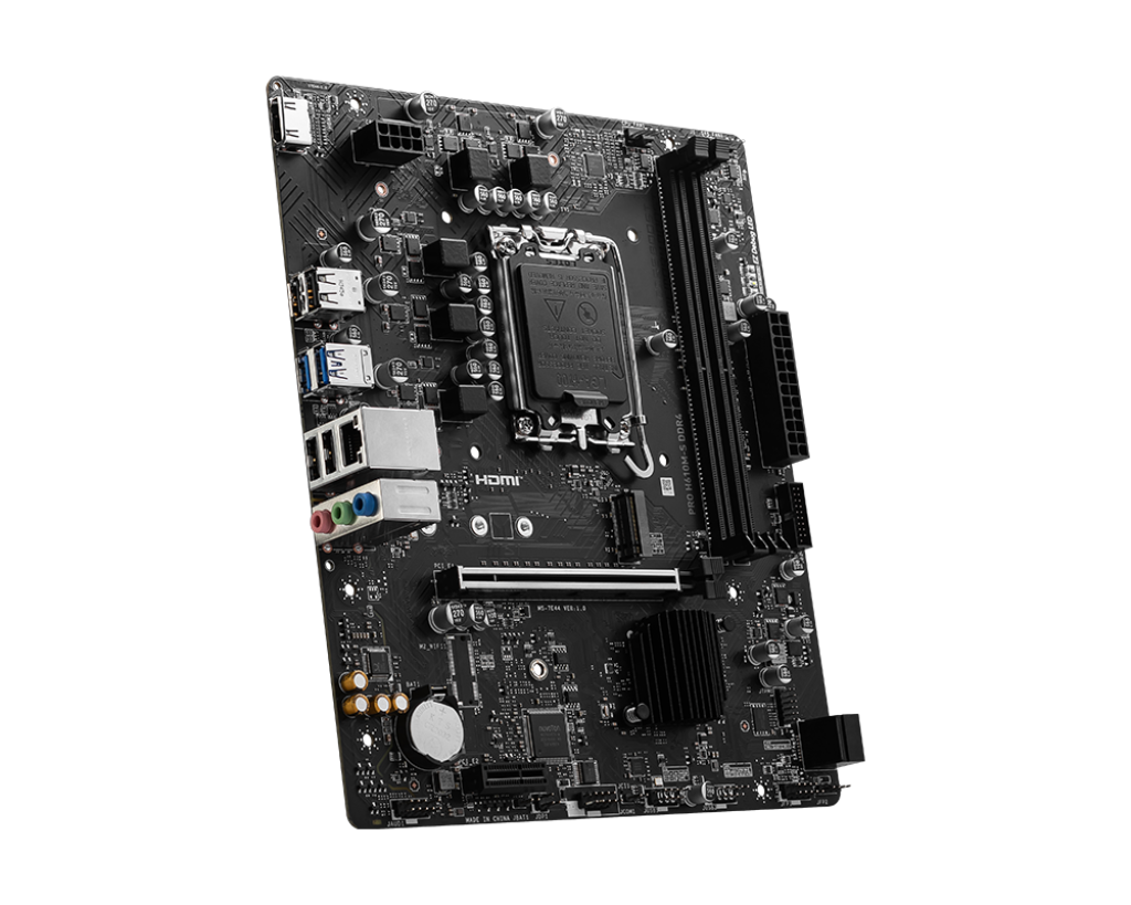 MSI PRO H610M-S DDR4 LGA 1700 Intel H610 SATA 6Gb/s Micro ATX Intel Motherboard - Image 4