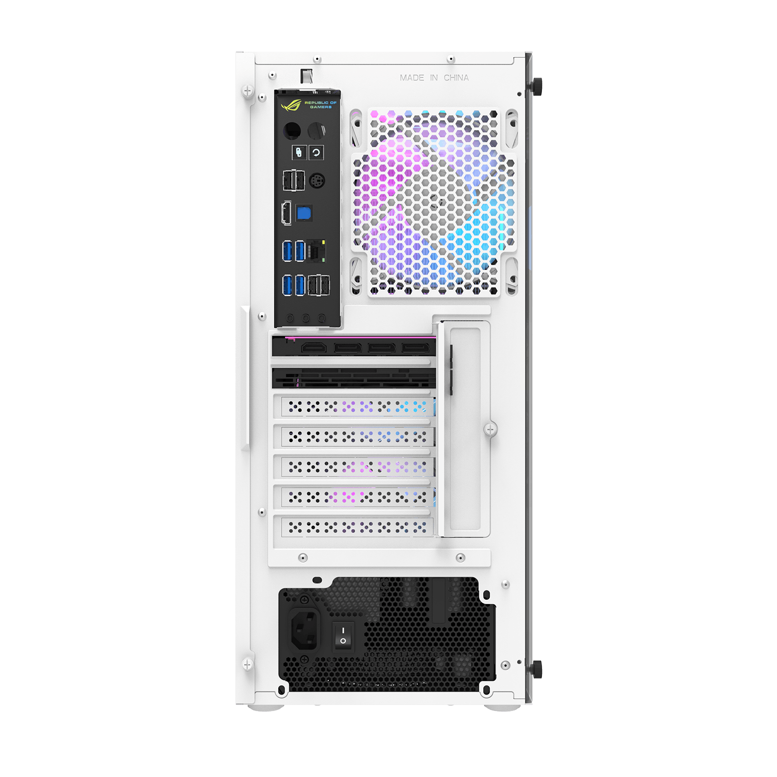 Dark Flash Dk351 ARGB Mid Tower Case | White - Image 3