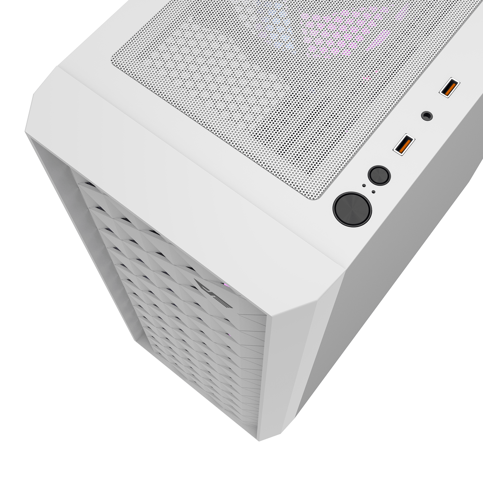 Dark Flash Dk351 ARGB Mid Tower Case | White - Image 4
