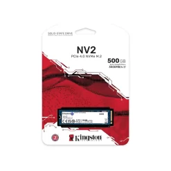 Kingston 500GB NV2 M.2 2280 PCIe 4.0 NVMe SSD, up to 3500 MB/s