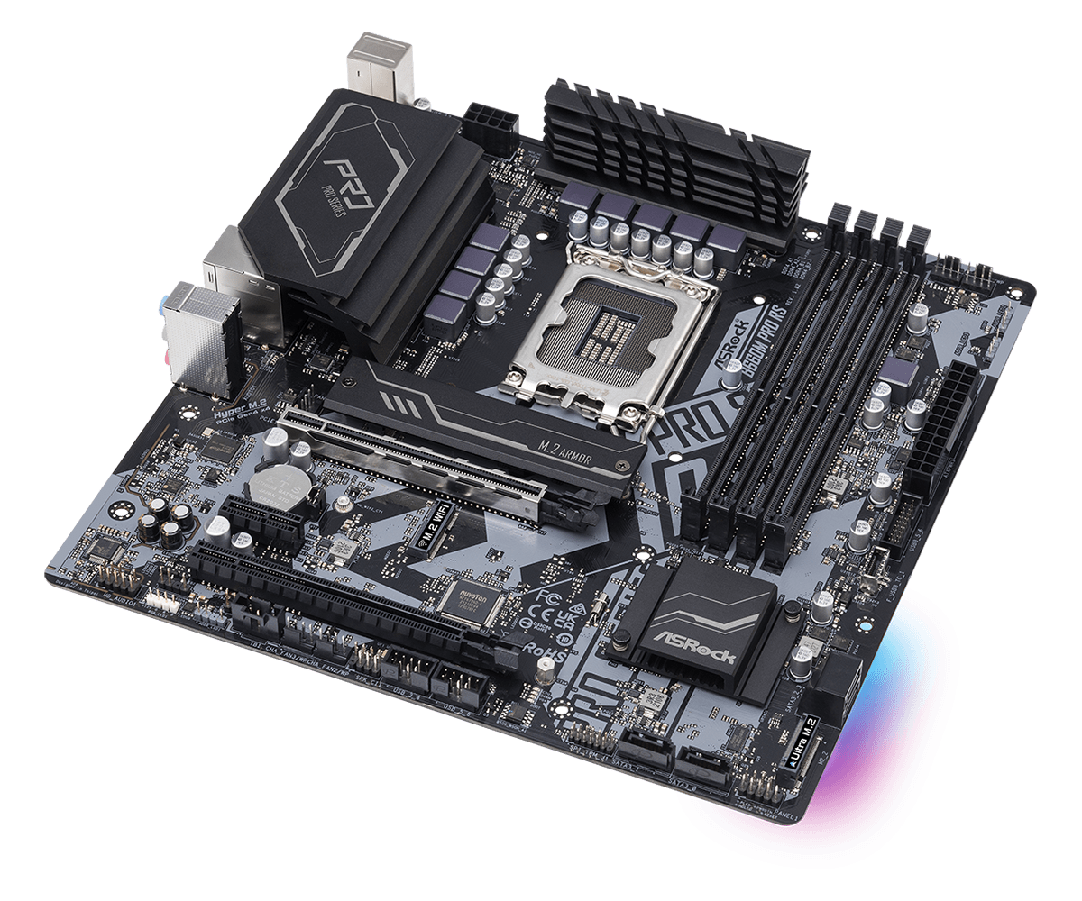 ASRock B660M Pro RS Intel (LGA1700) M ATX - Image 3