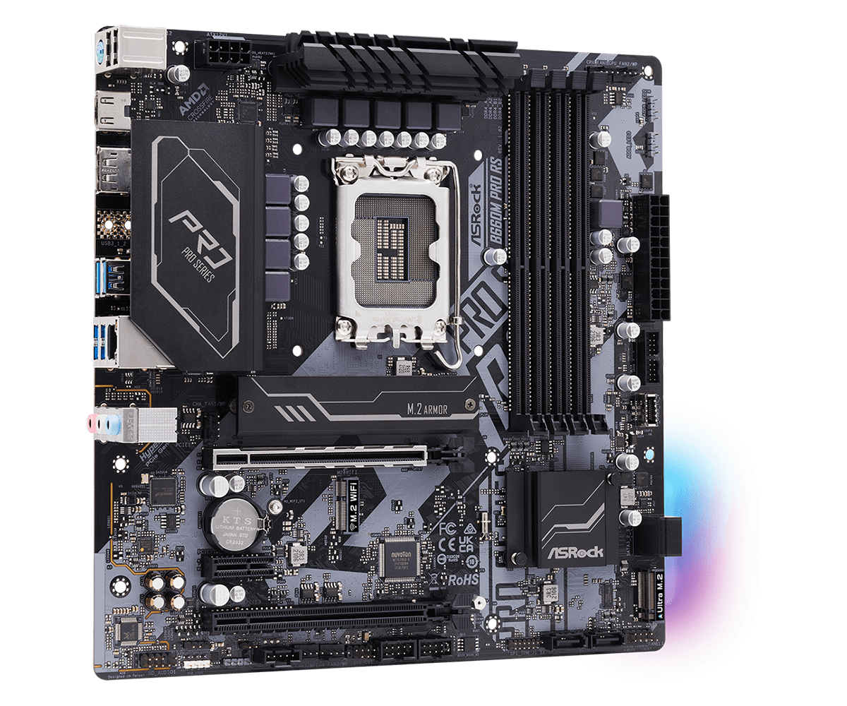 ASRock B660M Pro RS Intel (LGA1700) M ATX - Image 4