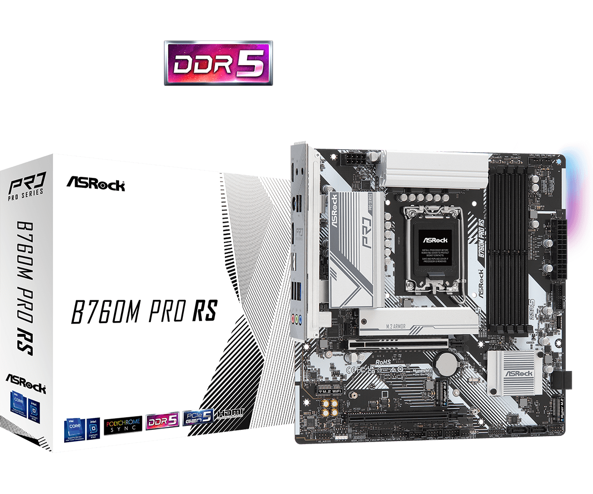 ASrock B760M Pro RS DDR5 LGA 1700