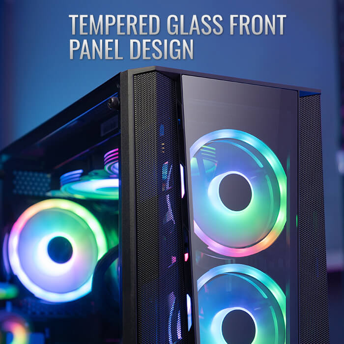 AeroCool Prism ARGB Mid Tower Case - Image 5