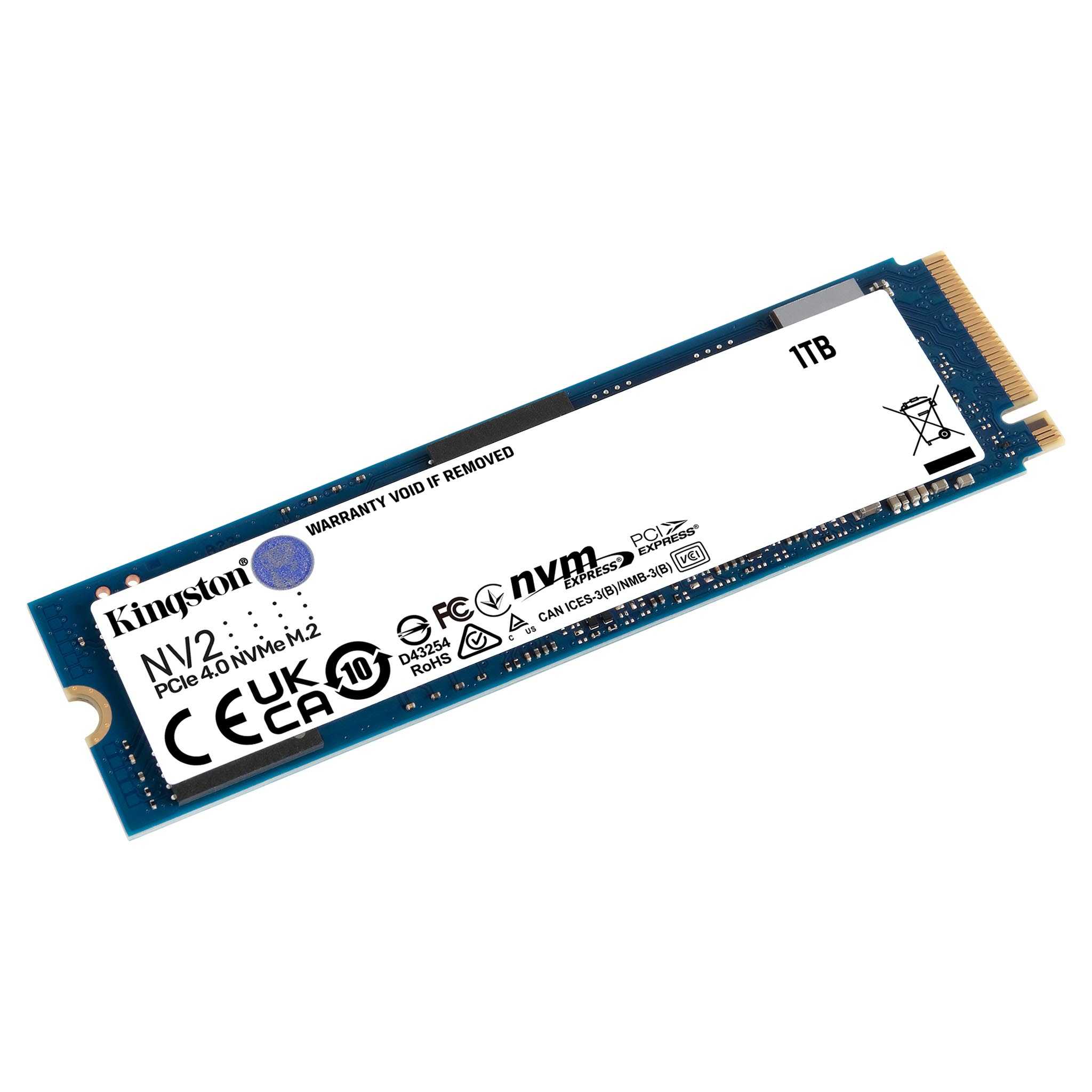 Kingston 1TB NV3 M.2 PCIe 4.0 NVMe SSD, up to 6000 MB/s - Power