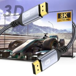 High Quality DP 1.4 Cable 8K@60Hz 4K@144Hz - 3M