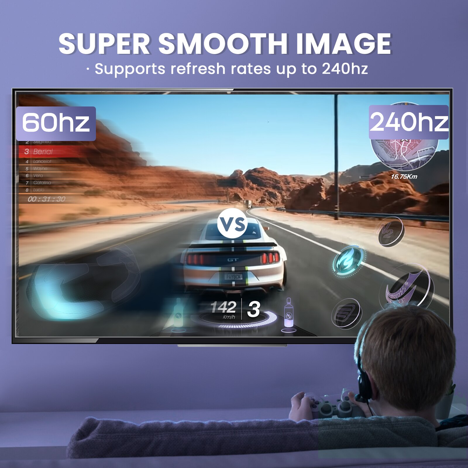 High Quality DP 1.4 Cable 8K@60Hz 4K@144Hz - 3M - Image 4