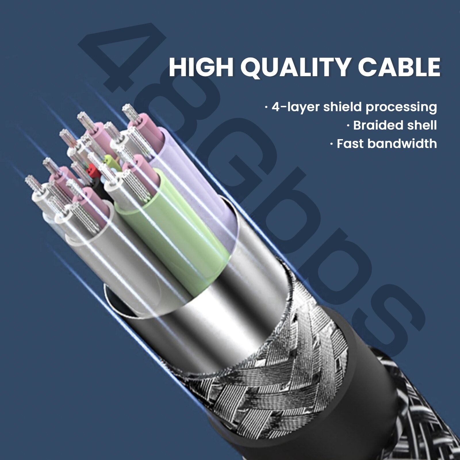 High Quality HDMI 2.1 Cable 8K 60Hz 4K 120Hz - 2M - Image 5