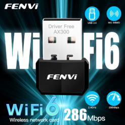 FENVI WIFI 6 USB Adapter AX300 Network Card Mini USB