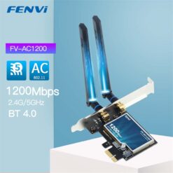 FENVI FV-AC1200 WiFi Card PCIE Adapter 2.4Ghz/5Ghz + Bluetooth4.0