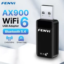 FENVI AX900 WiFi 6 Adapter BT5.3 Dual Band 2.4G/5GHz USB