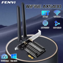 FENVI WiFi 6 1800Mbps Adapter PCI Express Wireless Adapter BT 5.2 Dual Band