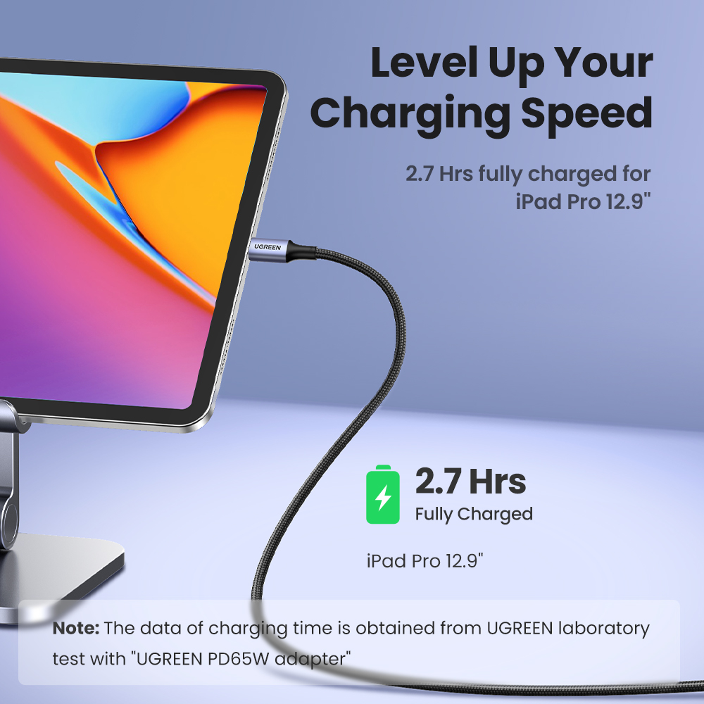 UGREEN 60W USB Type C To USB C Cable PD Fast Charging - 1M | 2M - Image 2