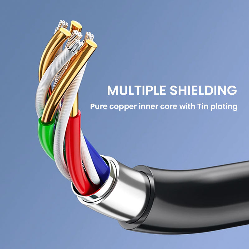 Headphone Splitter 0.3m 1ft 3.5mm 2 Female to 1 Male Mic and Audio Y Splitter TRRS - Image 2