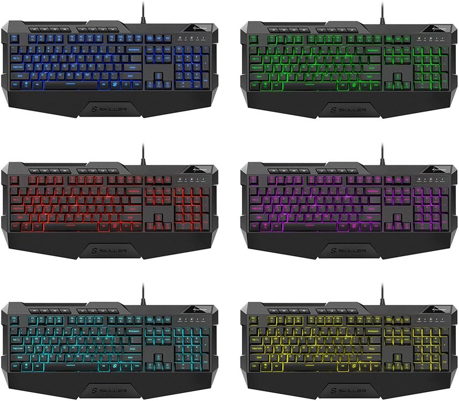 Sharkoon Skiller SGK4 Gaming Keyboard, RGB Backlighting - Black - Image 3