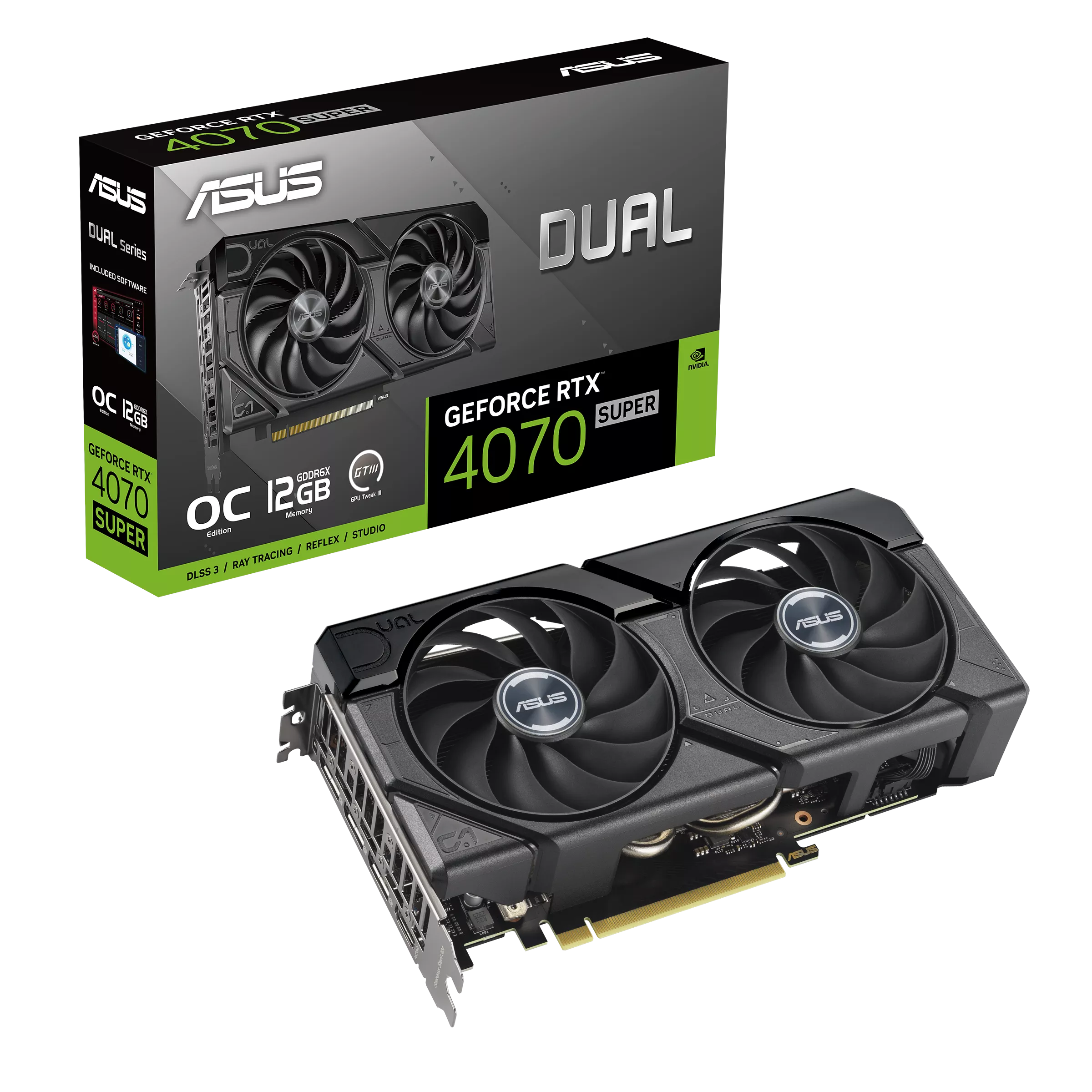 ASUS GeForce RTX 4070 SUPER Dual OC 12GB