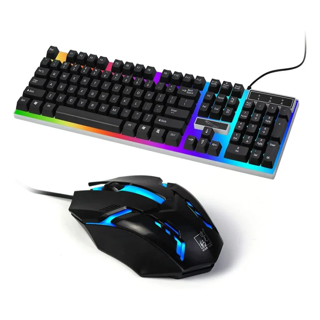 SKY-TOUCH G21 Gaming Keyboard and Mouse Combo Mechanical Feel | Black