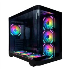 TORTOX Curvo Luxury Curved Case 7 ARGB Fan | Black