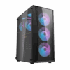 Dark Flash Dk352 PLUS 4 RGB Fan ATX Case | Black