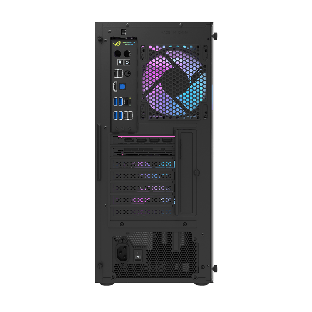 Dark Flash Dk352 PLUS 4 RGB Fan ATX Case | Black - Image 4