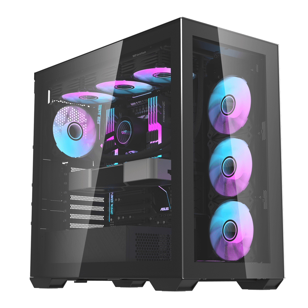 DarkFlash DLX 4000 Case | Black ( without fans )