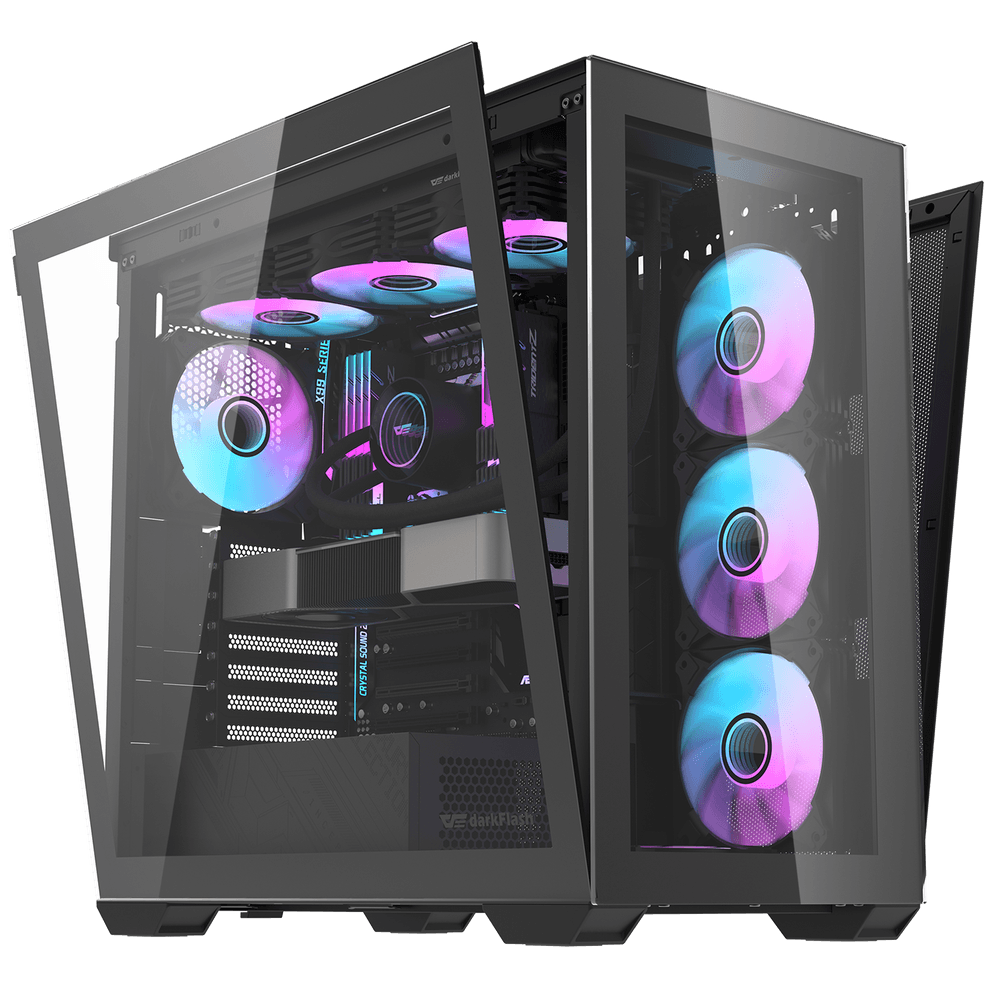 DarkFlash DLX 4000 Case | Black ( without fans ) - Image 2