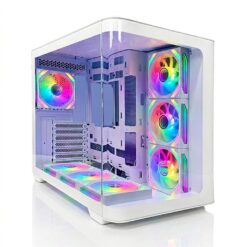 TORTOX Curvo Luxury Curved Case 7 ARGB Fan | White