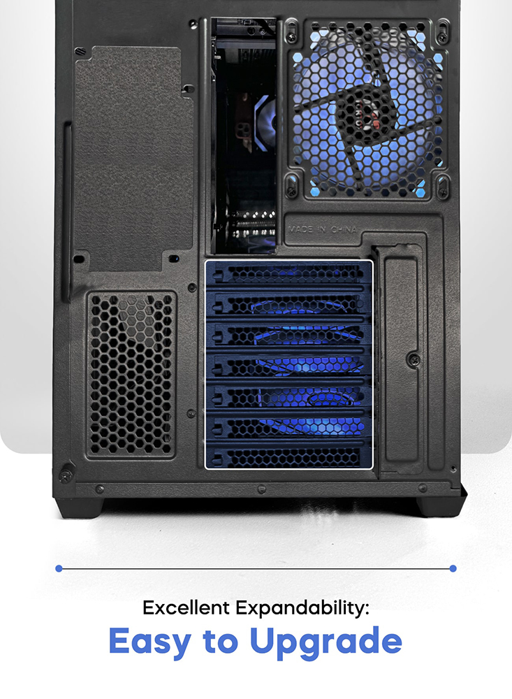 TORTOX Curvo Luxury Curved Case 7 ARGB Fan | Black - Image 6
