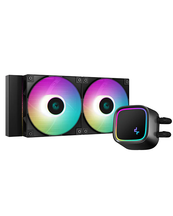 Deepcool LE520 A-RGB AIO CPU 240mm Liquid Cooler Black - Image 2