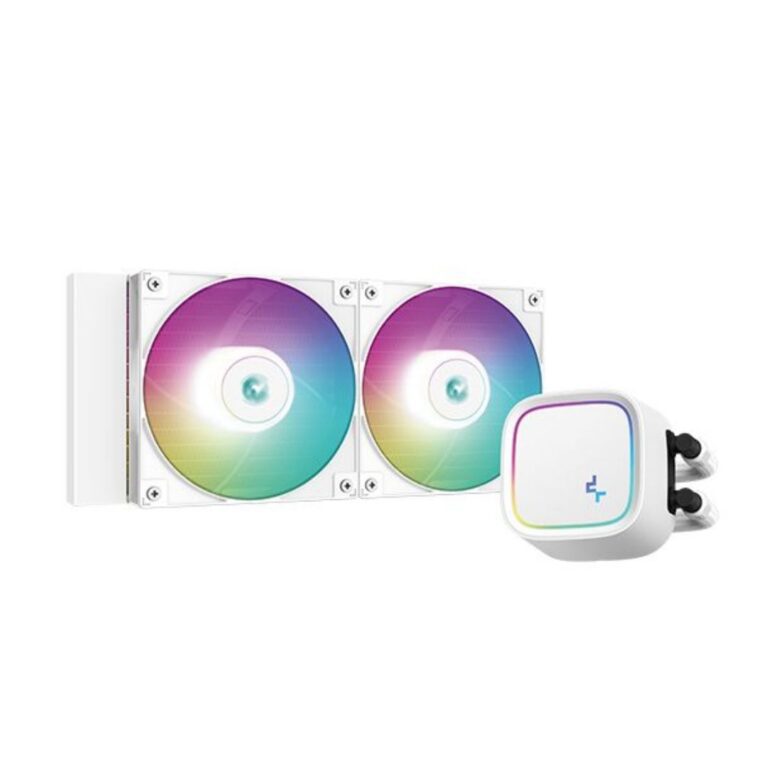 Deepcool LE520 A-RGB AIO CPU 240mm Liquid Cooler White - Image 2