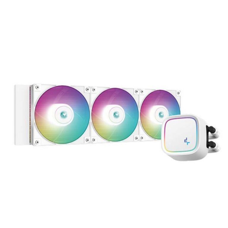 DEEPCOOL LE720 AIO 360mm Liquid Cooler A-RGB White - Image 2