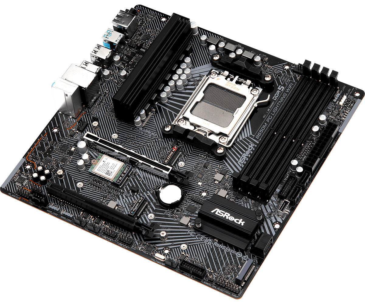 ASRock B650M PG Lightning WiFi 6E AMD Socket AM5 - Image 4
