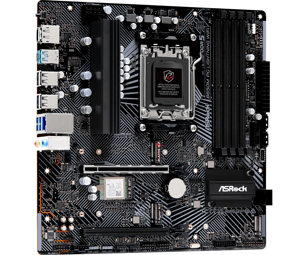 ASRock B650M PG Lightning WiFi 6E AMD Socket AM5 - Image 5
