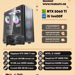 i5 14400F | RTX 5060 Ti | 16 GB DDR5 | 500GB M.2