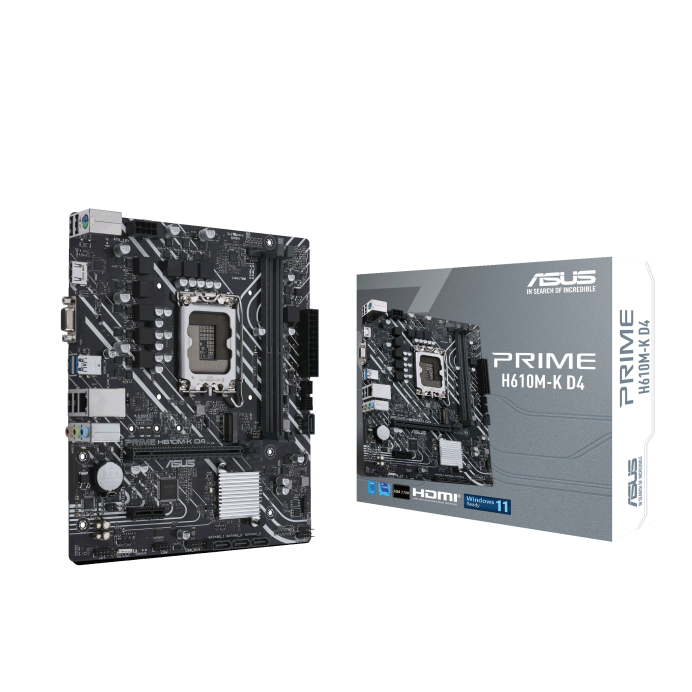 ASUS PRIME H610M-K ARGB | DDR4 | LGA 1700