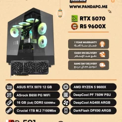 AMD Ryzen 5 9600X | RTX 5070 | 16GB DDR5 | 1TB M.2