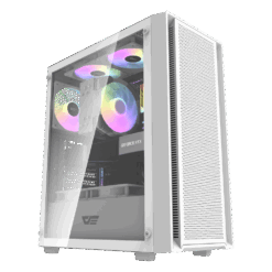 DarkFlash DK353 ATX PC Case - White