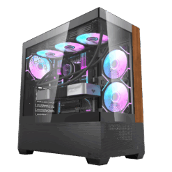 DarkFlash DS900W Air ATX PC Case - Black