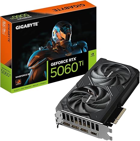 GIGABYTE GeForce RTX 5060 Ti WINDFORCE 8G Graphics Card