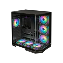 TORTOX PRISM X 7 ARGB FANS - Black