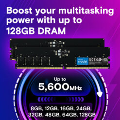 Crucial 16GB DDR5 (2x8) 5600 MHz