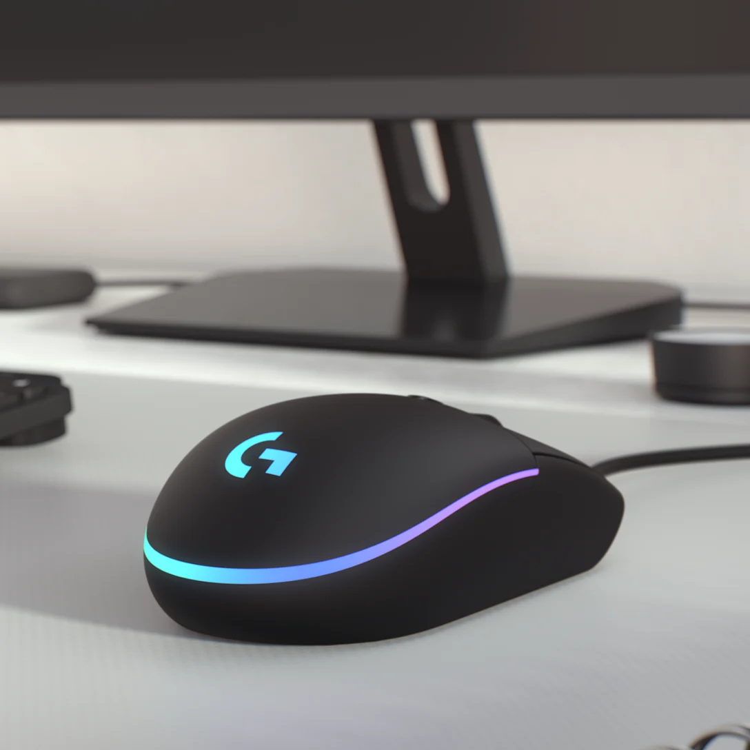 Logitech G203 Light sync Blue Gaming Mouse - Image 2