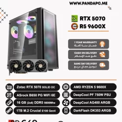 AMD Ryzen 5 9600X | RTX 5070 | 16 GB DDR5 | 1TB M.2