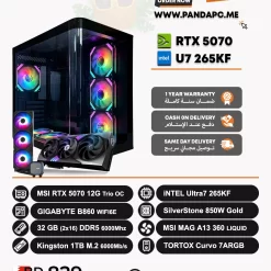 Intel Ultra 7 265K | RTX 5070 | DDR5 32GB