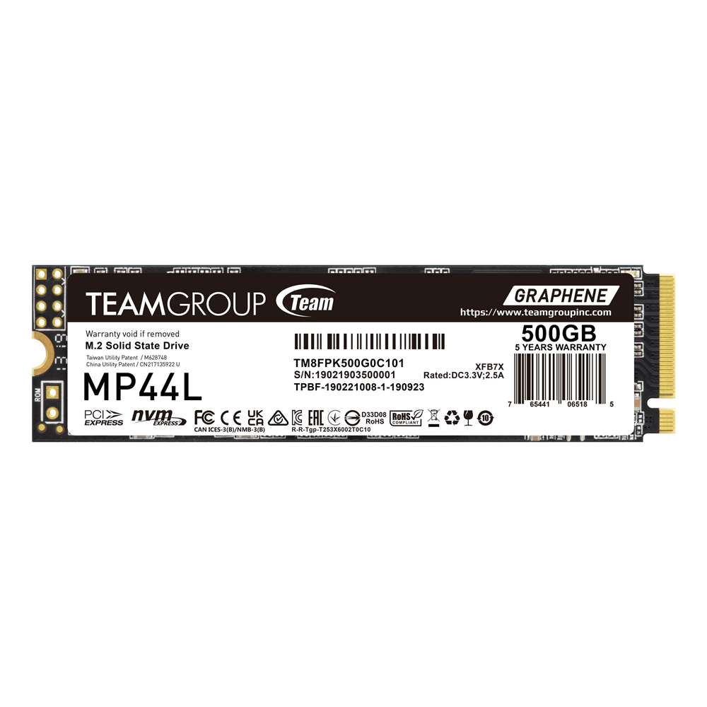 TEAMGROUP MP44L M.2 PCIe 4.0 SSD 500GB