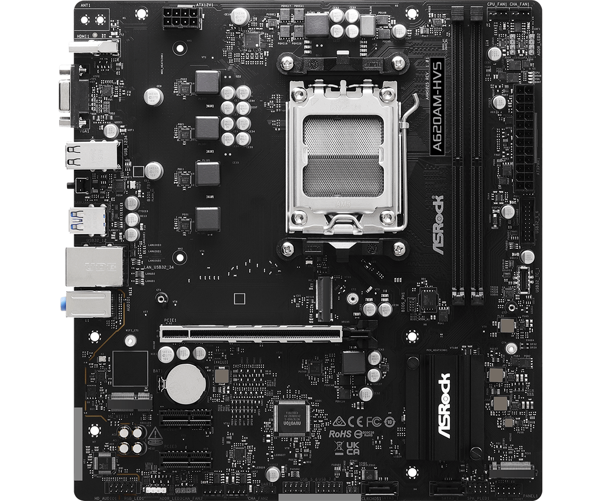 AsRock A620AM-HVS Motherboard - Image 2