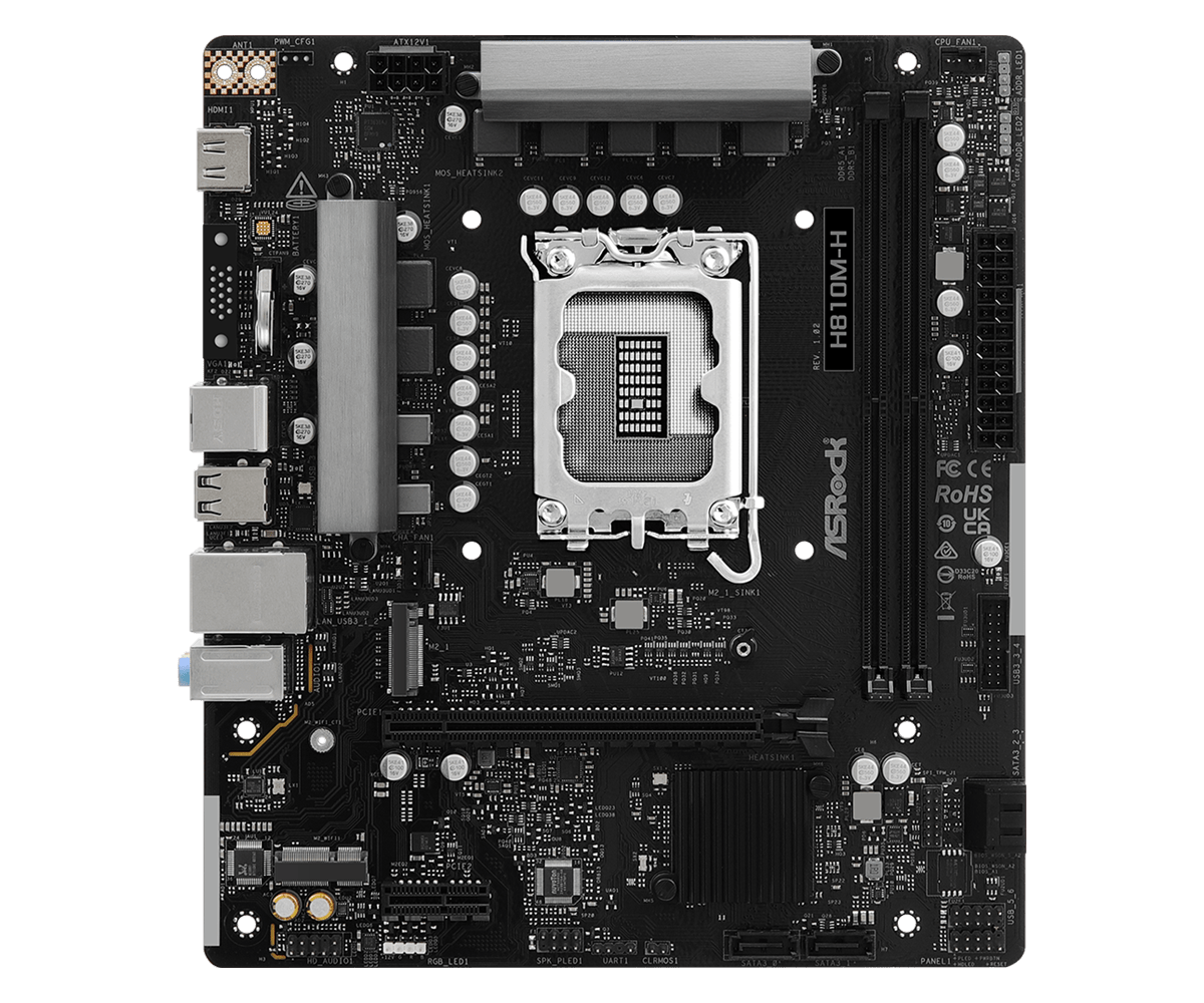 AsRock H810M-H Motherboard - Image 2