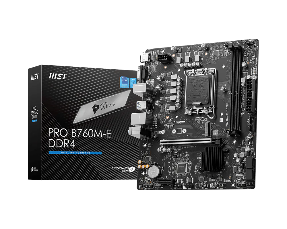 MSI PRO B760M-E DDR4 Motherboard - Image 3